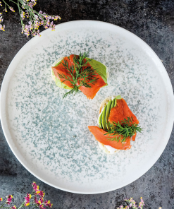 Farfurie intinsa portelan Bonna Lunar White 16 cm