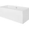 Cada baie rectangulara Besco Quadro 170x75cm  acril