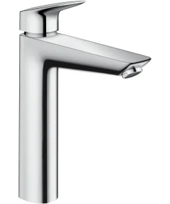 Baterie inalta de lavoar Hansgrohe Logis 190 fara ventil Crom Lucios