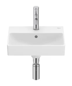 Lavoar suspendat Roca Ona 40x32 cm Fineceramic alb mat