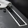 Rigola scurgere dus cu sticla Karag Confluo Premium Line Negru