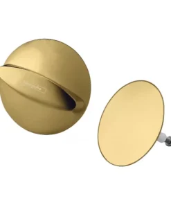 Capac sifon si preaplin Hansgrohe Flexaplus auriu lucios