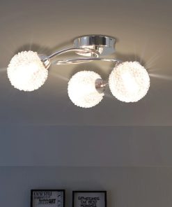 vidaXL Lustră pentru 3 becuri G9 120 W