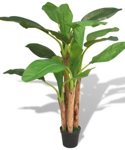 vidaXL Bananier artificial cu ghiveci, 175 cm, verde