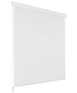 vidaXL Jaluzea roletă de duș, alb, 120x240 cm