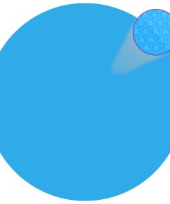 vidaXL Prelată de piscină, albastru, 356 cm, PE