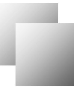 vidaXL Oglinzi de perete, 2 buc., 40 x 40 cm, sticlă, pătrat