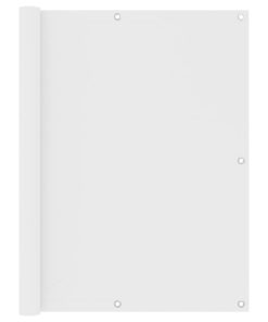 vidaXL Paravan de balcon, alb, 120 x 500 cm, țesătură oxford