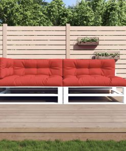 vidaXL Perne de paleți, 5 buc., roșu, material textil