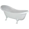 Cada freestanding Besco Otylia 170x77 cm Alb Lucios