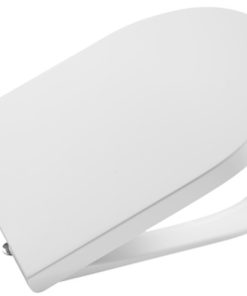 Capac WC Roca Inspira Round cu inchidere lenta si QuickRelease alb