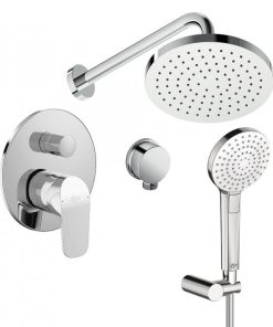 Sistem dus incastrat Ideal Standard Ceraflex IdealRain Evo, 2 consumatori, crom - BC447AA