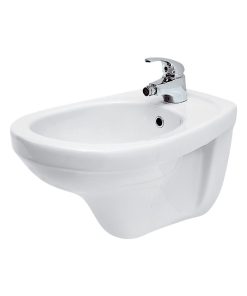 Bideu suspendat alb 37 cm Cersanit, Terra