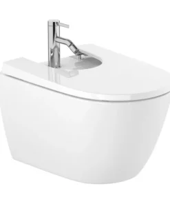 Bideu suspendat Roca Ona alb lucios Supraglaze 53x36 cm