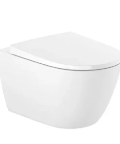 Vas WC suspendat Roca Ona rimless alb lucios 53x36 cm Supraglaze