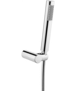 Set de dus cu para, furtun de dus si suport para crom Deante, Round
