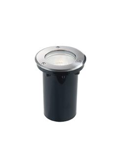 Aplica de exterior incastrabila Ideal Lux Park PT1 Round Medium 1x60W 15x19.5cm nichel
