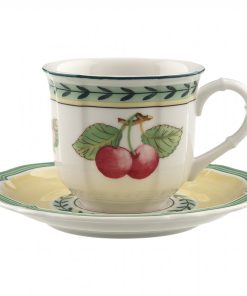 Ceasca si farfuriuta espresso Villeroy & Boch French Garden Fleurence 0.10 litri