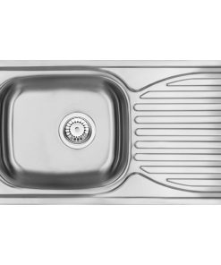 Chiuveta bucatarie inox cu picurator crom Deante, Doppio