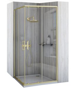 Cabina de dus Rea City 80x100 cm Auriu Periat