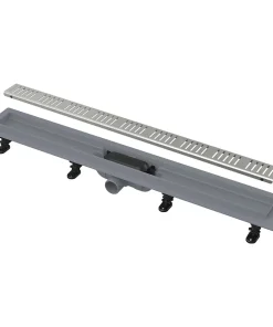 Set rigola de dus Alcadrain Simple cu capac 85 cm Crom