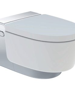 Set vas WC suspendat Geberit AquaClean Mera Classic capac inchidere lenta si functie bideu electric