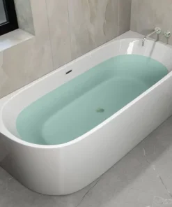 Cada freestanding Sanotechnik Porto 170x75xH56 cm din acril alb cu montaj dreapta