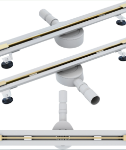 Rigola scurgere dus REA Neo Ultra Slim Pro 60 cm Auriu Periat