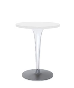 Masa Kartell TopTop design Philippe Starck & Eugeni Quitllet diametru 60cm alb