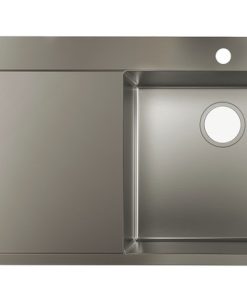 Chiuveta bucatarie Hansgrohe S717-F450 1045x510mmmm picurator stanga orificiu buton control inox