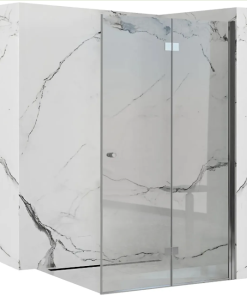 Cabina dus de colt 120 cm Rea Fold N2 Modul Crom Lucios