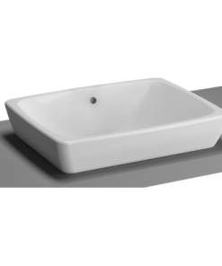 Lavoar tip bol Vitra Metropole 50x40cm fara orificiu baterie fara preaplin montare in blat