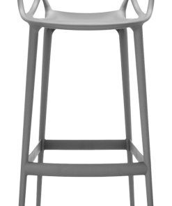 Scaun inalt Kartell Masters Stool design Philippe Starck & Eugeni Quitllet 75cm gri