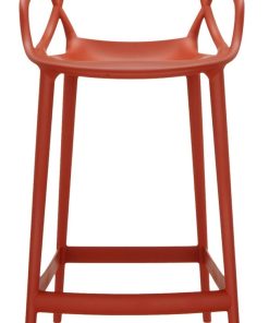 Scaun inalt Kartell Masters Stool design Philippe Starck & Eugeni Quitllet 65cm ruginiu