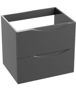 Mobilier suspendat de baie Kolorado 60.5x48x54.2 cm Grafit lucios