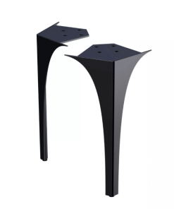 Set picioare pentru mobilier Oristo Louis 27.5 cm Negru