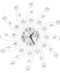 vidaXL Ceas de perete, mecanism cuarț, 50 cm, design modern