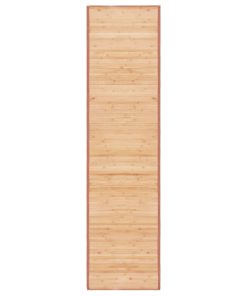 vidaXL Covor din bambus, maro, 80 x 300 cm