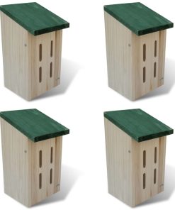 Căsuță fluturi 14 x 15 x 22 cm, set de 4 buc