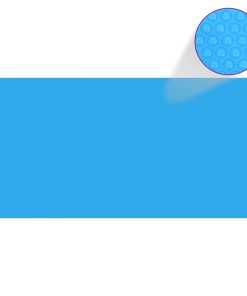 Folie dreptunghiulară pentru piscină din PE, 450 x 220, albastru