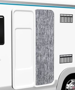 vidaXL Perdea pentru insecte, argintiu, 56x185 cm, Chenille