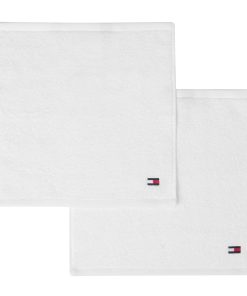 Prosop baie Tommy Hilfiger Plain 2 30x30cm Alb