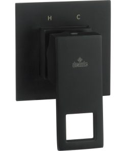 Baterie dus incastrata culoare negru mat Deante, Anemon Bis