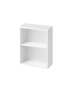 Dulap baie suspendat Cersanit Larga, o polita, 45 cm, alb, montat