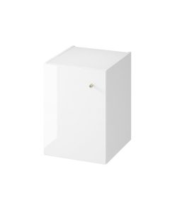 Dulap baie suspendat Cersanit Larga, o usa si o polita, 40 cm, alb, montat