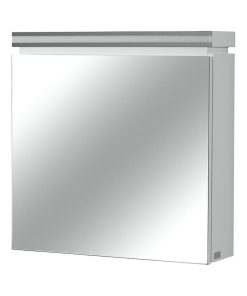 Dulap suspendat cu oglinda Cersanit Olivia, 56 cm, alb, montat
