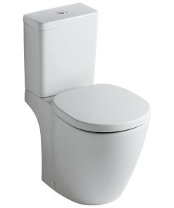 Set complet vas WC Ideal Standard Connect Cube, rezervor si capac inchidere lenta, alb - E717001