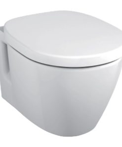 Vas WC Ideal Standard Connect Space, suspendat, pentru rezervor incastrat, alb - E804601
