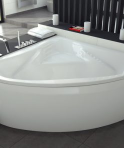 Cada baie de colt Besco Ewa 134x134cm acril