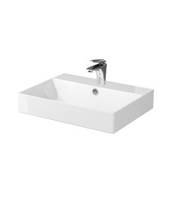 Lavoar suspendat alb 60 cm, dreptunghiular, Cersanit Inverto